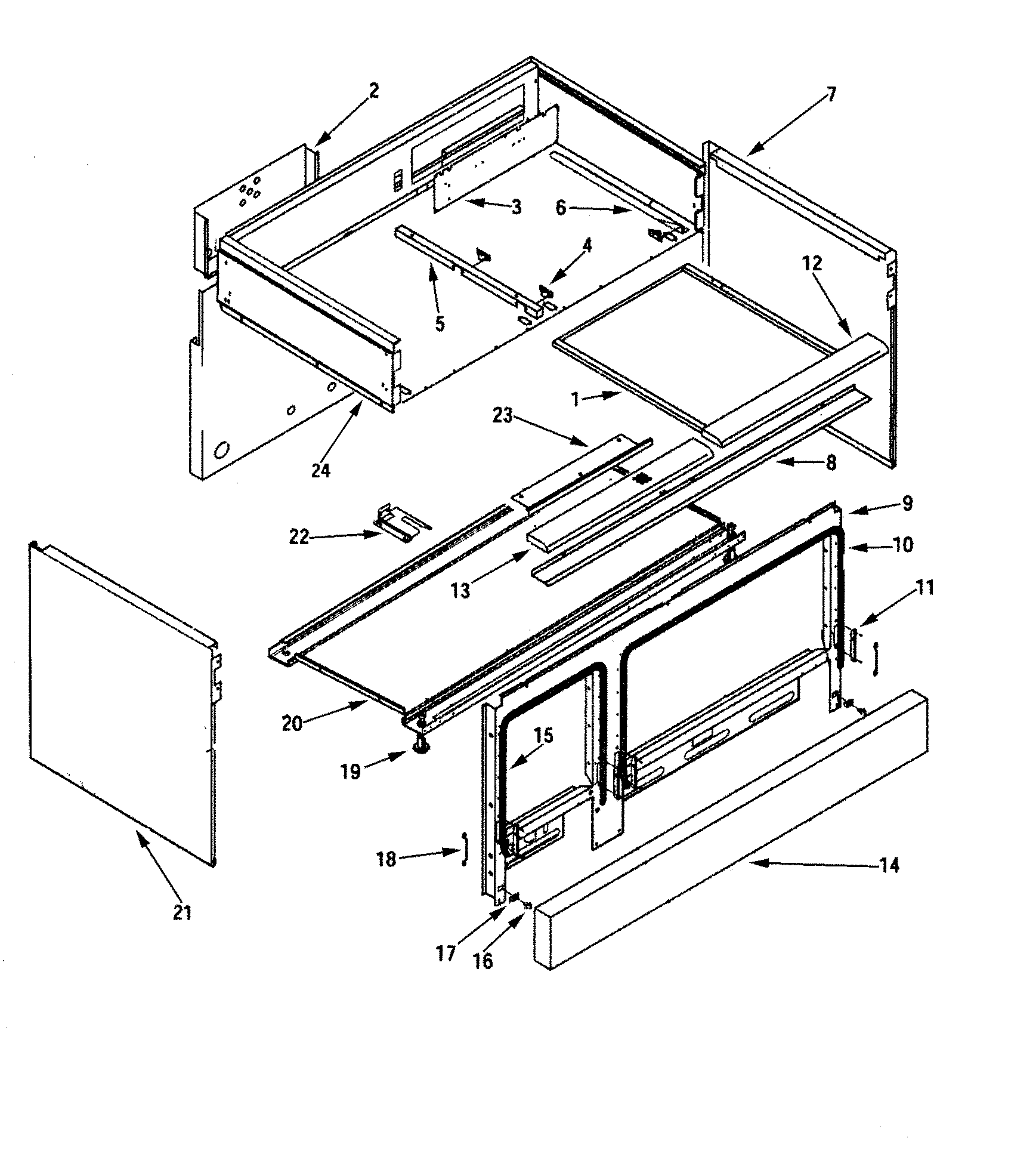 Jenn-Air PRG4810NP body diagram