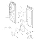 Amana AFI2538AES ref door storage diagram