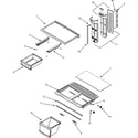 Maytag MTB2193ARS shelves & accessories diagram
