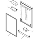 Maytag MTB2193ARS fresh food inner door diagram