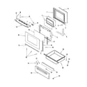 Maytag MGS5875BDB door/drawer diagram
