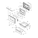 Amana AGS1740BDQ door/drawer diagram