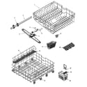 Maytag MDB5651AWS track & rack assembly diagram