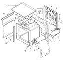 Maytag PGS3759BDW body diagram