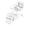 Jenn-Air JGS8850BDB door (ser pre 10) diagram