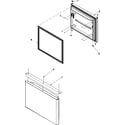 Kenmore 59667254600 freezer door diagram