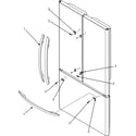 Maytag G32026PEKB handles (g32026pekb/w) diagram