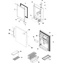 Amana ABB2527DEW2 refrigerator door diagram