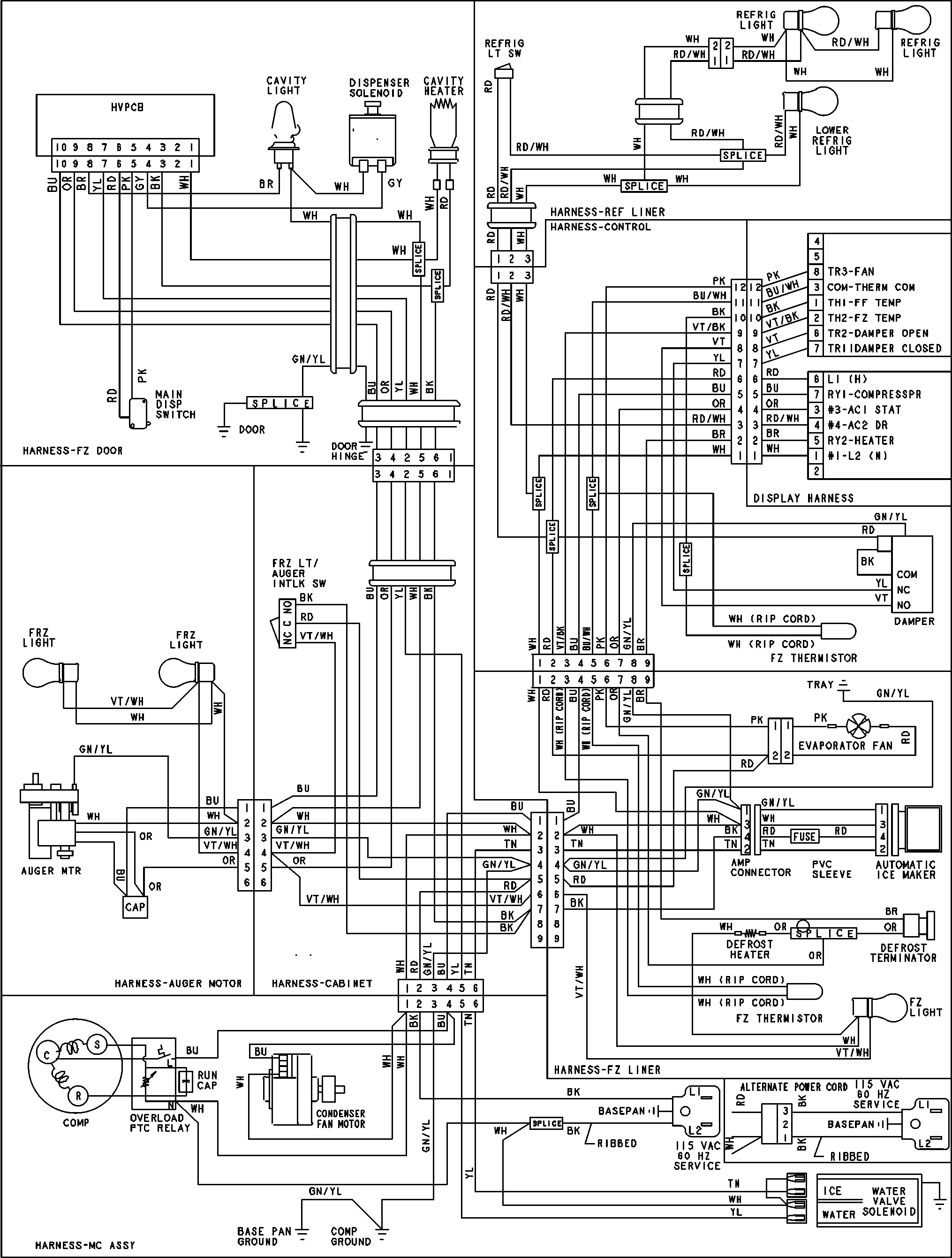Jenn-Air JCD2290HEW wiring information (series 12) diagram