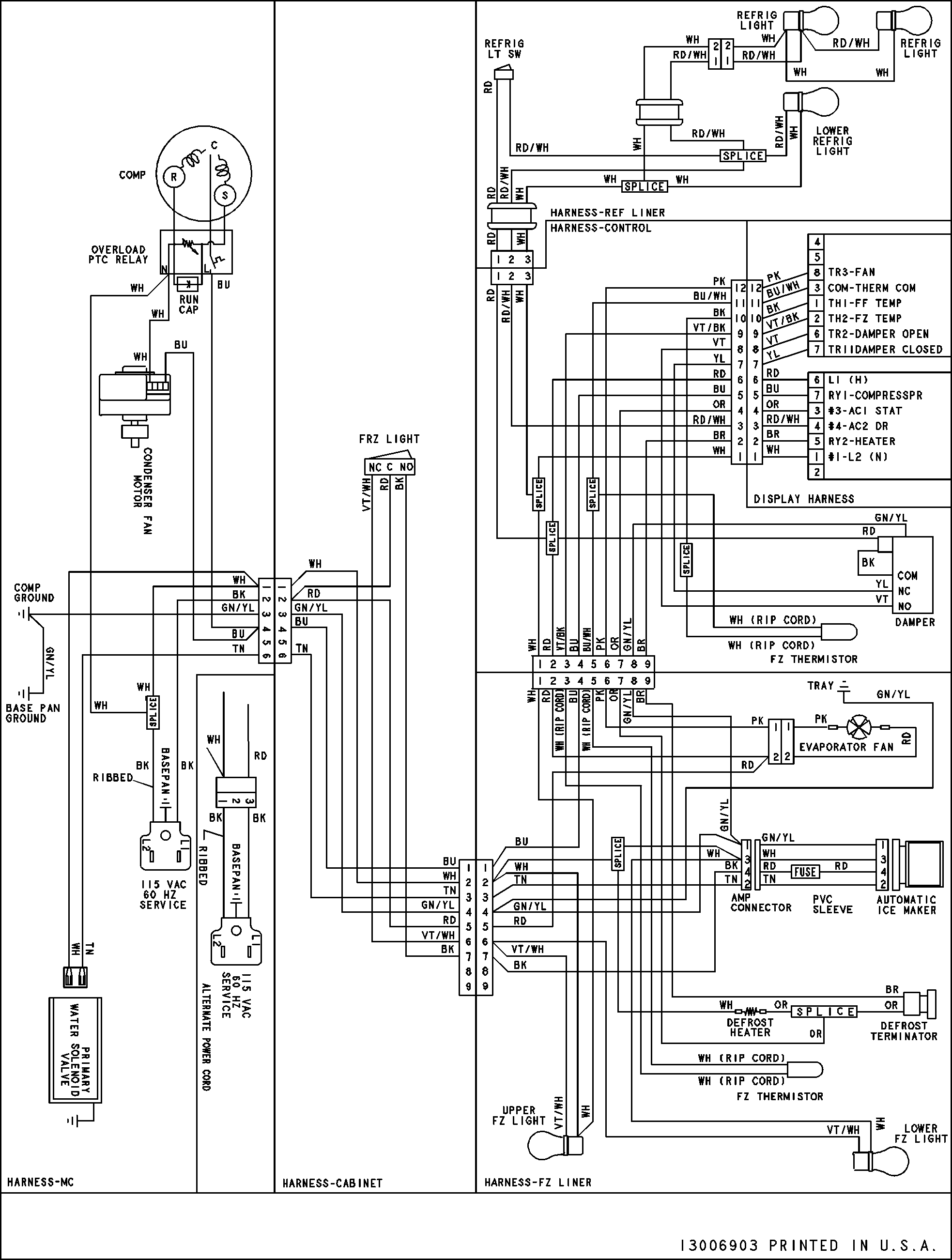 Jenn-Air JCB2280HEB wiring information (series 12) diagram