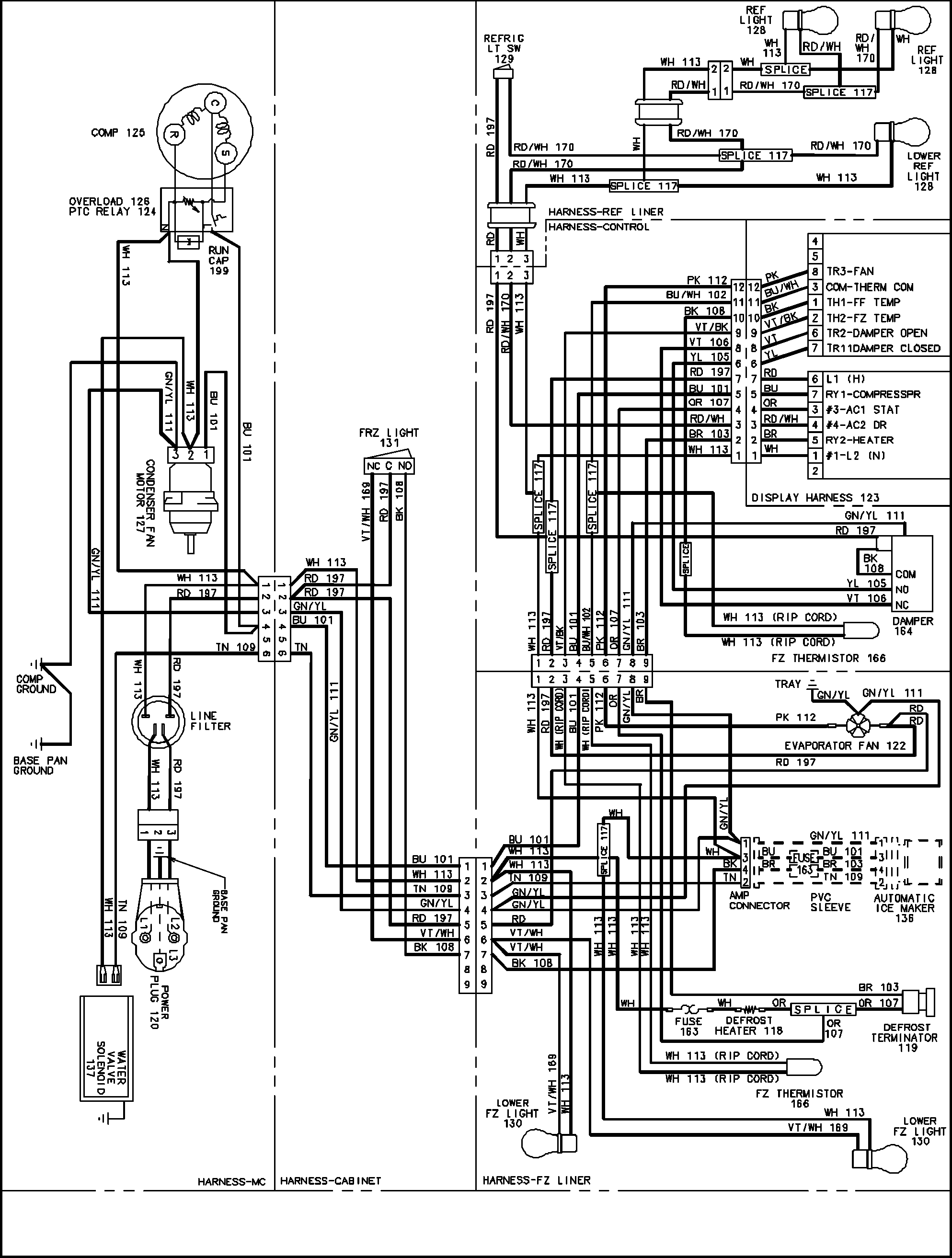 Maytag GC2225PEKW wiring information (series 10) diagram
