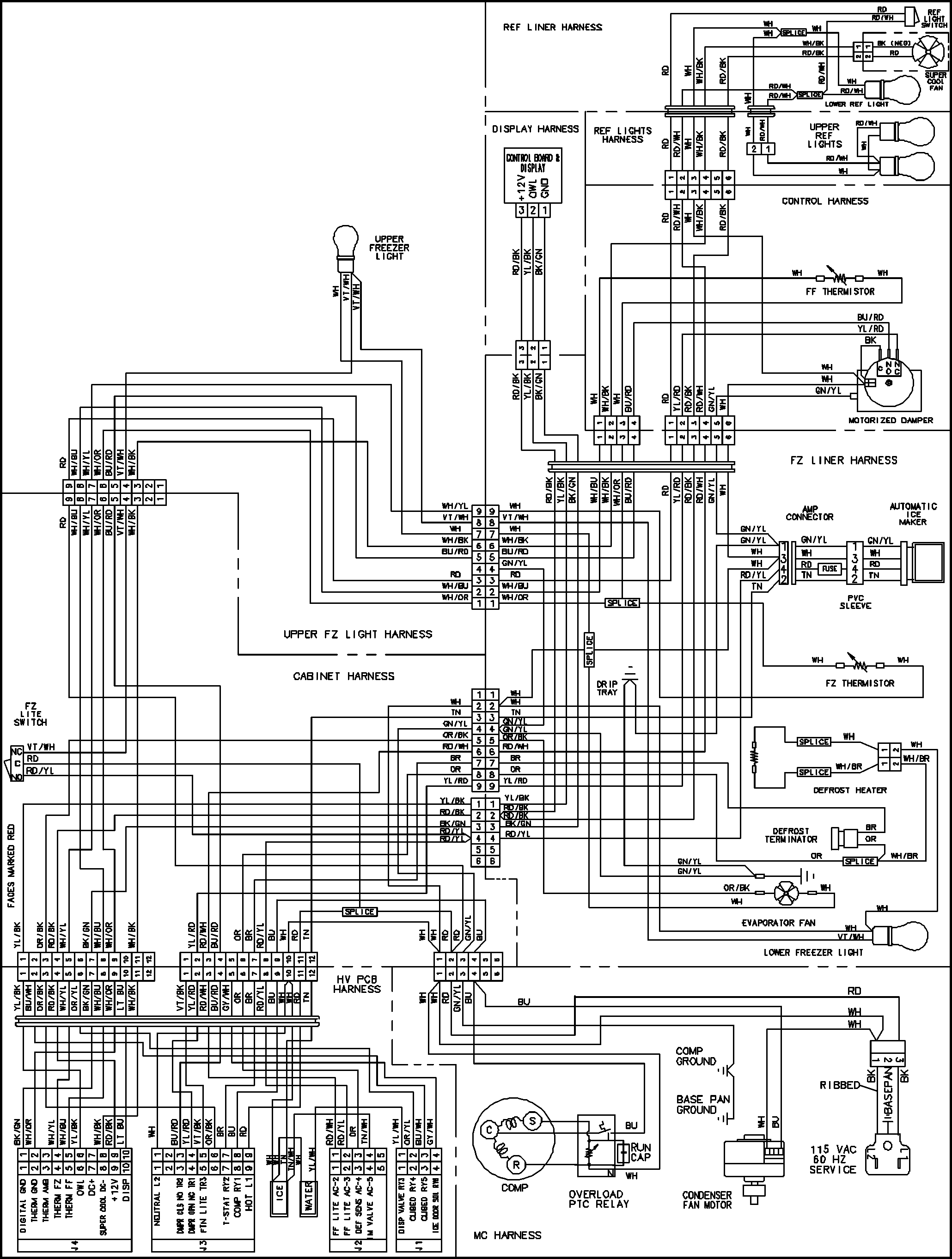 Jenn-Air JCB2285KES wiring information (series 10) diagram