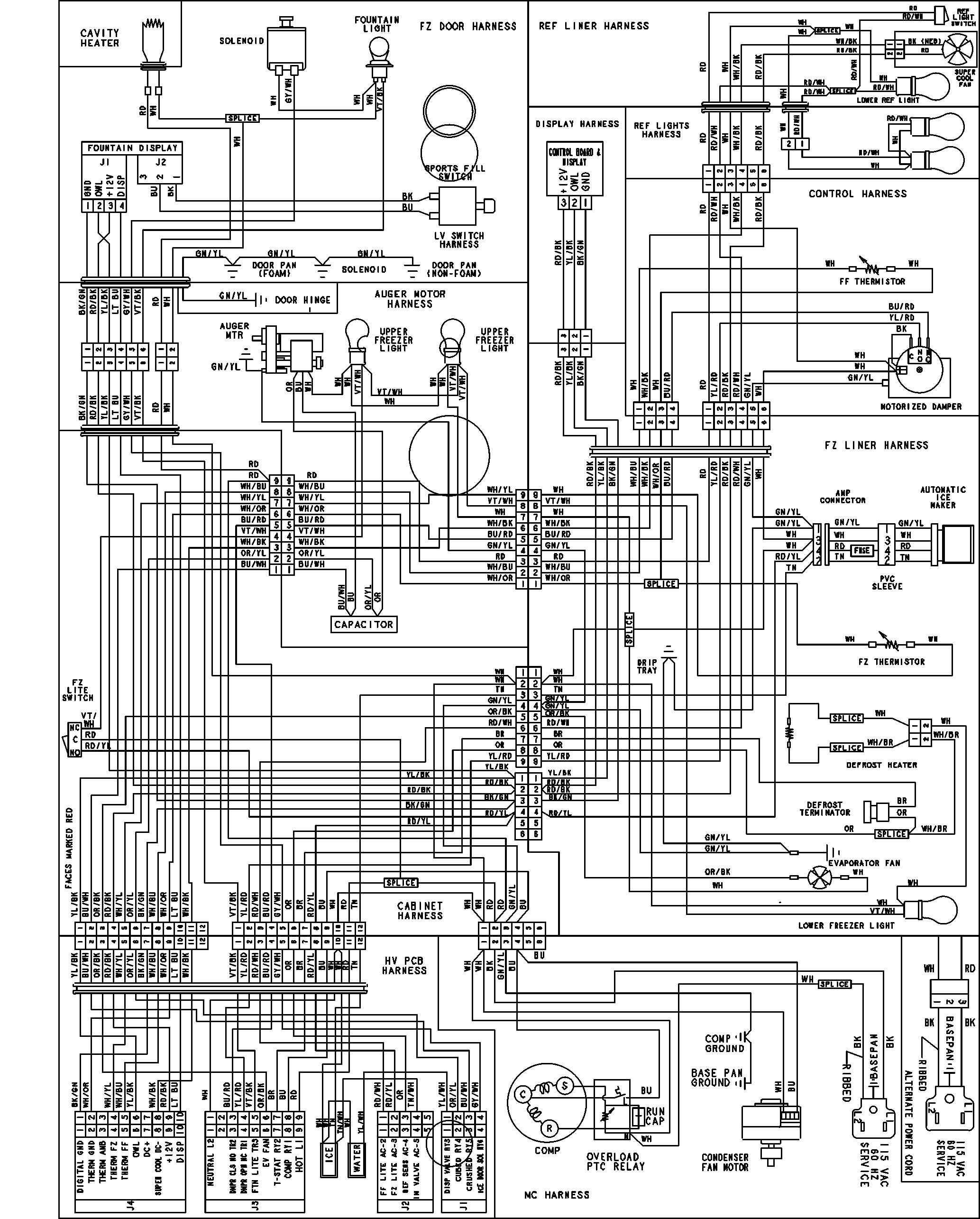 Jenn-Air JSD2697KEF wiring information (series 12) diagram
