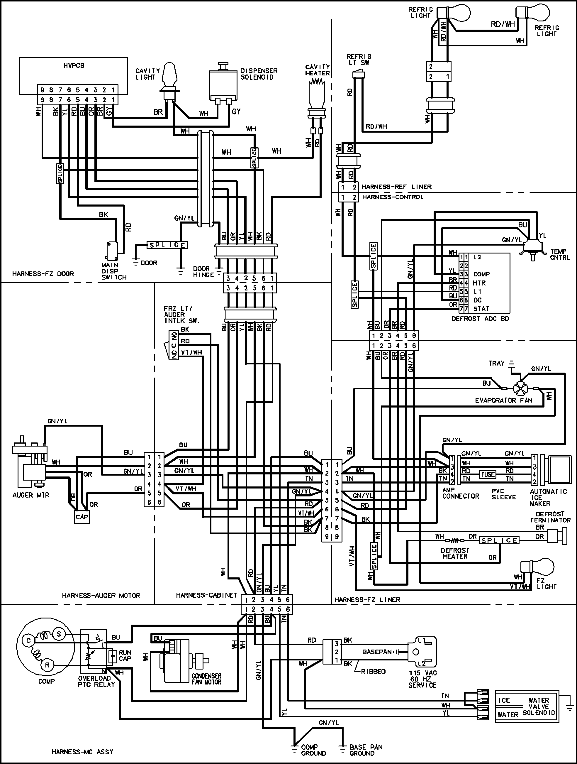 Maytag MSD2650HES wiring information (series 50) diagram