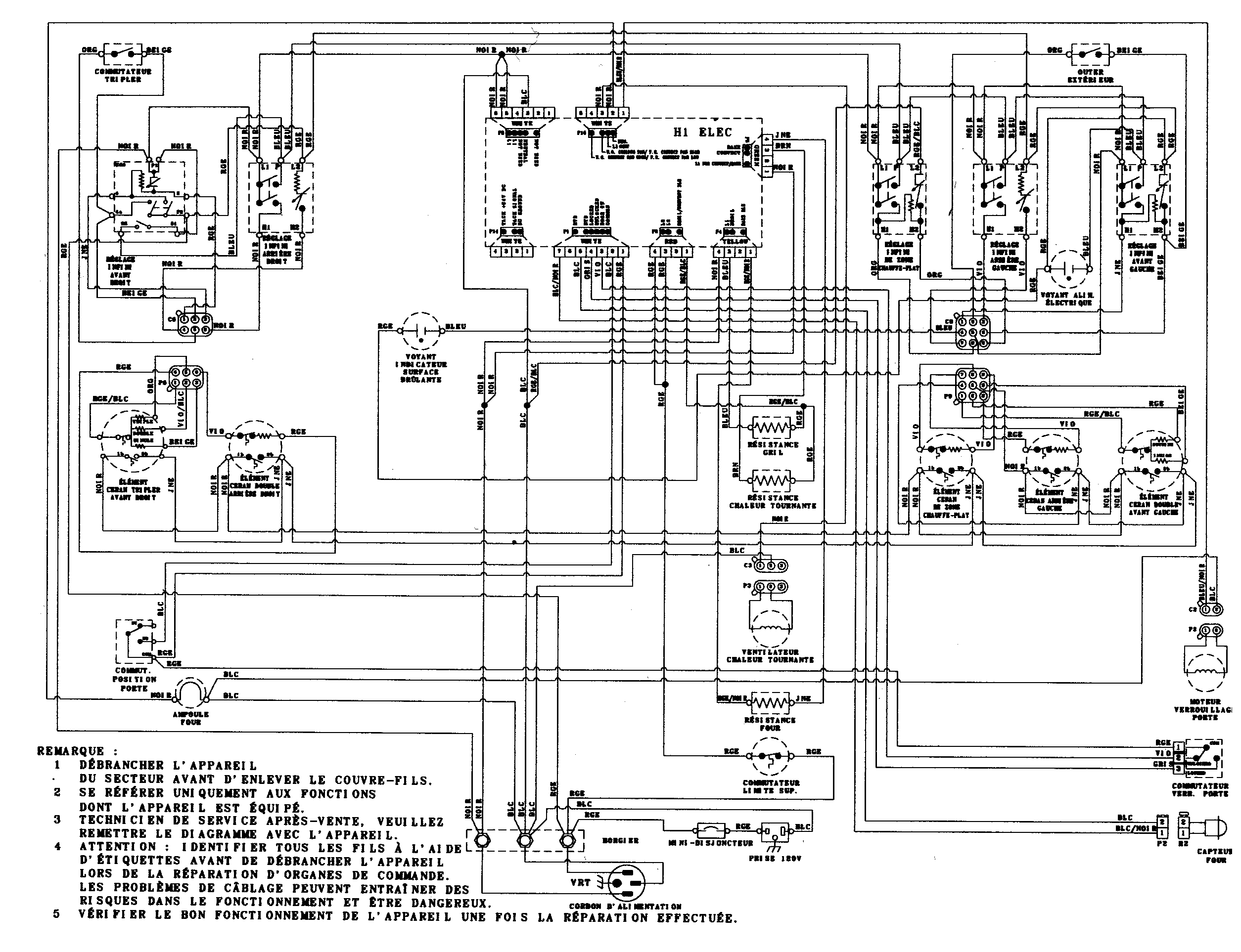 Maytag MER5875RCF wiring information (frc) diagram
