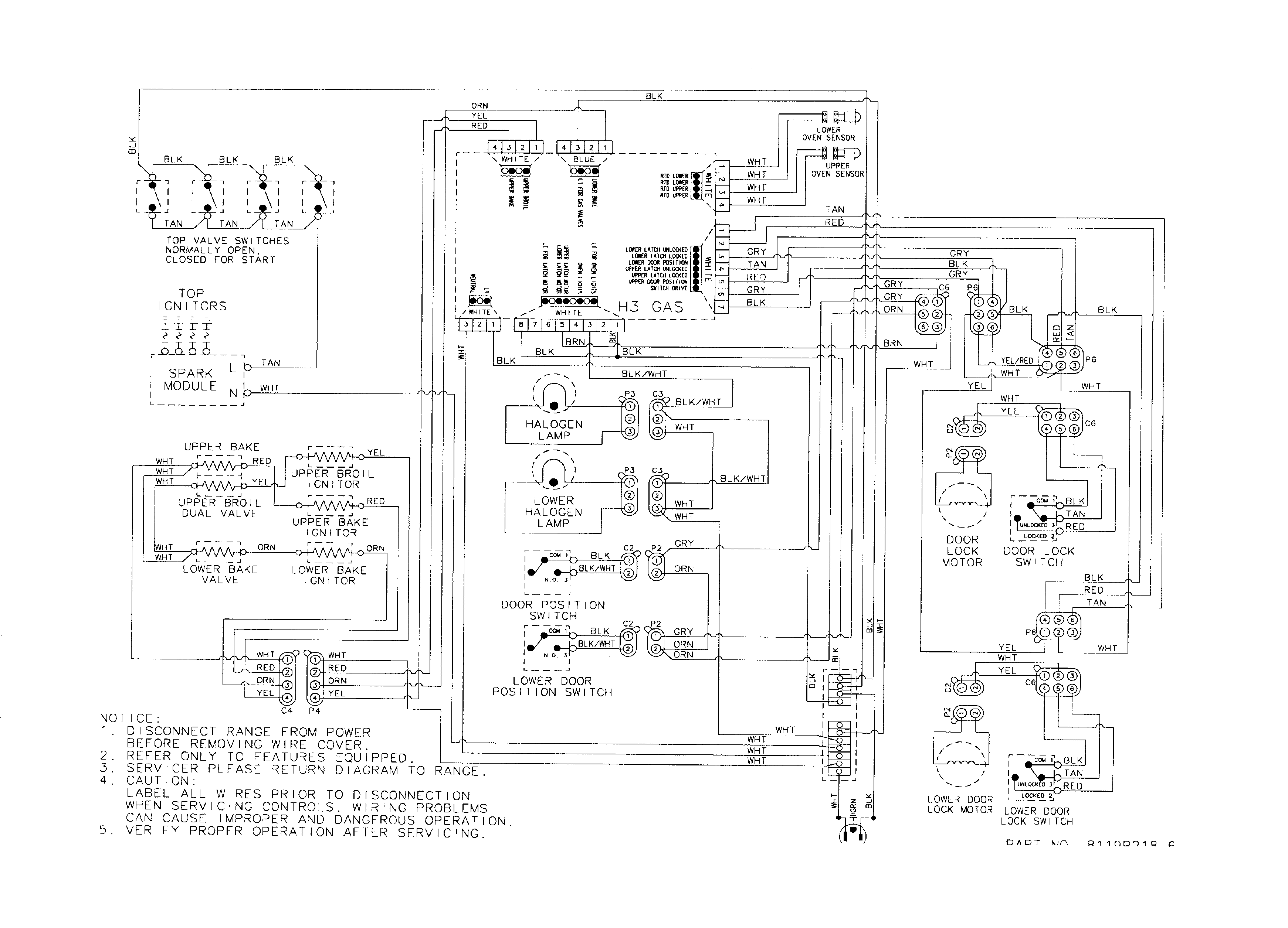 Maytag MGR6751BDS wiring information diagram