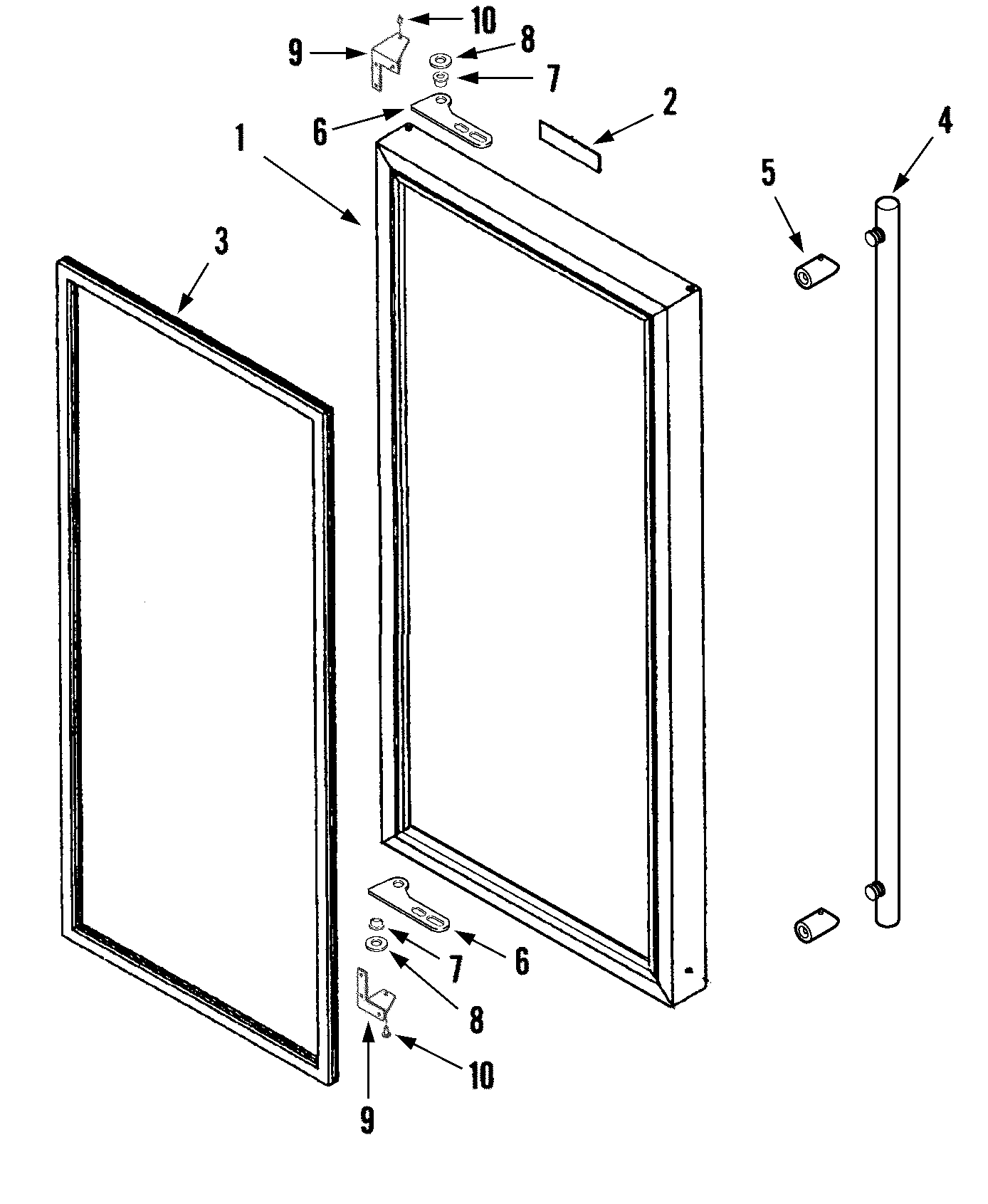Jenn-Air JIM1550ARS door diagram