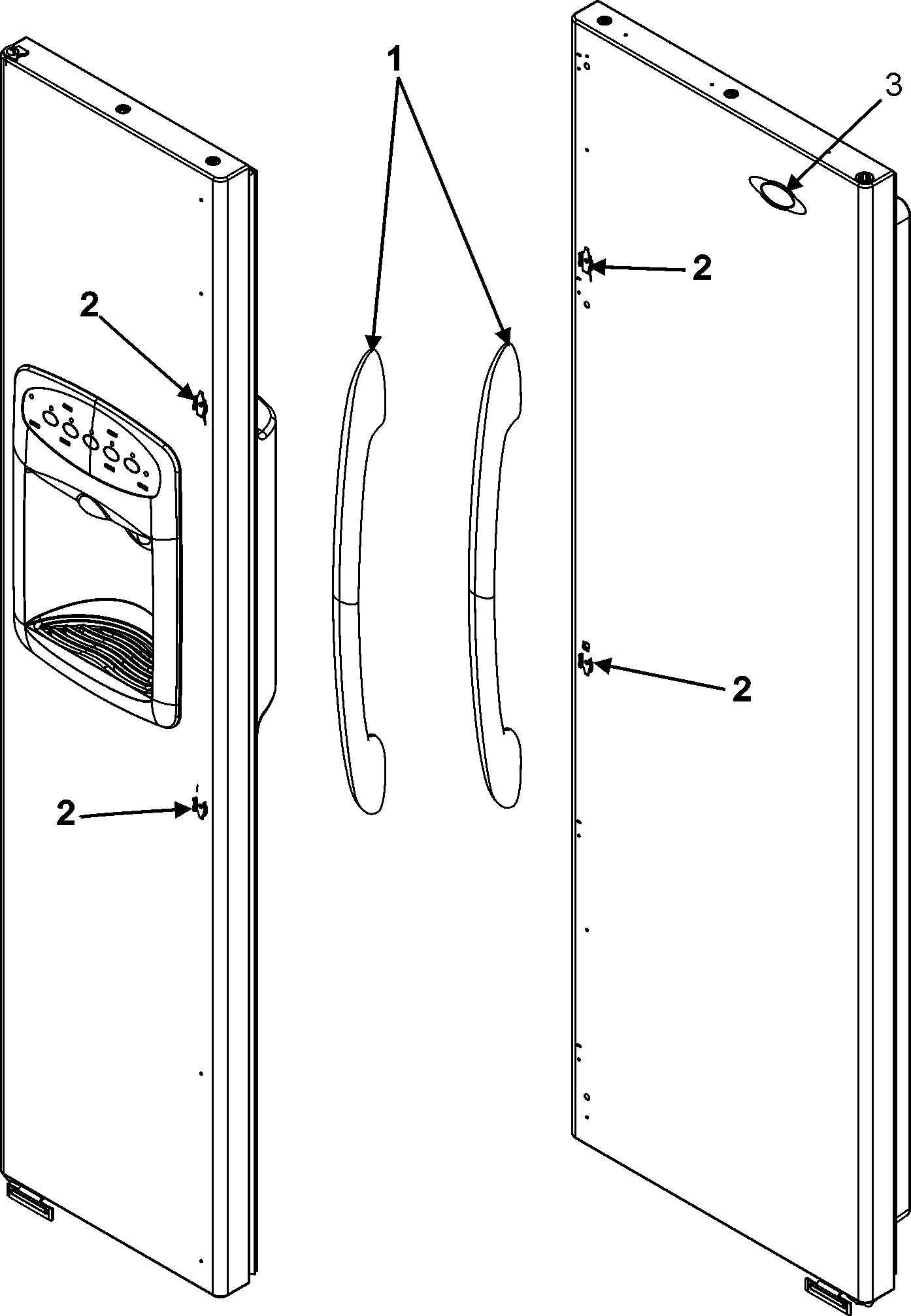 Maytag MSD2657HES handles (msd2657hes-series 50) diagram