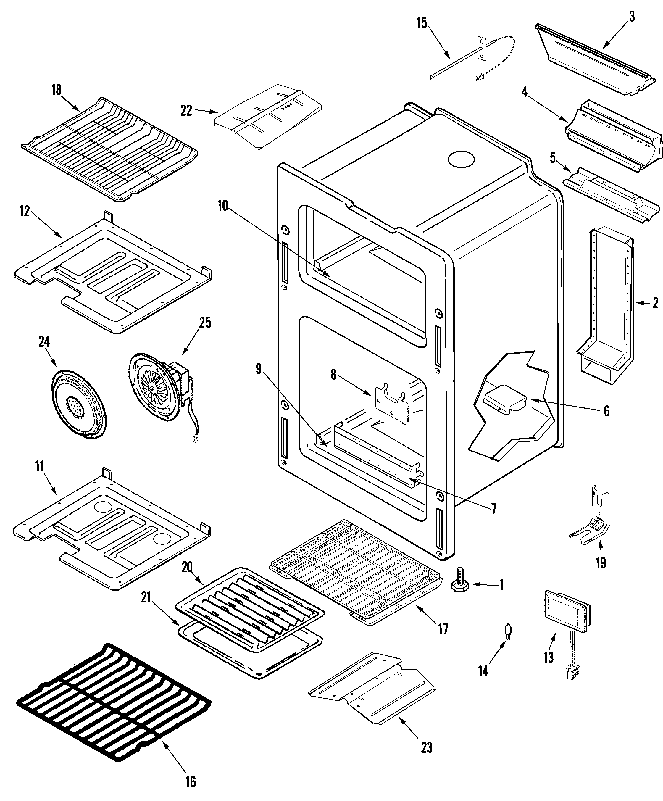 Maytag MGR6875ADW oven diagram