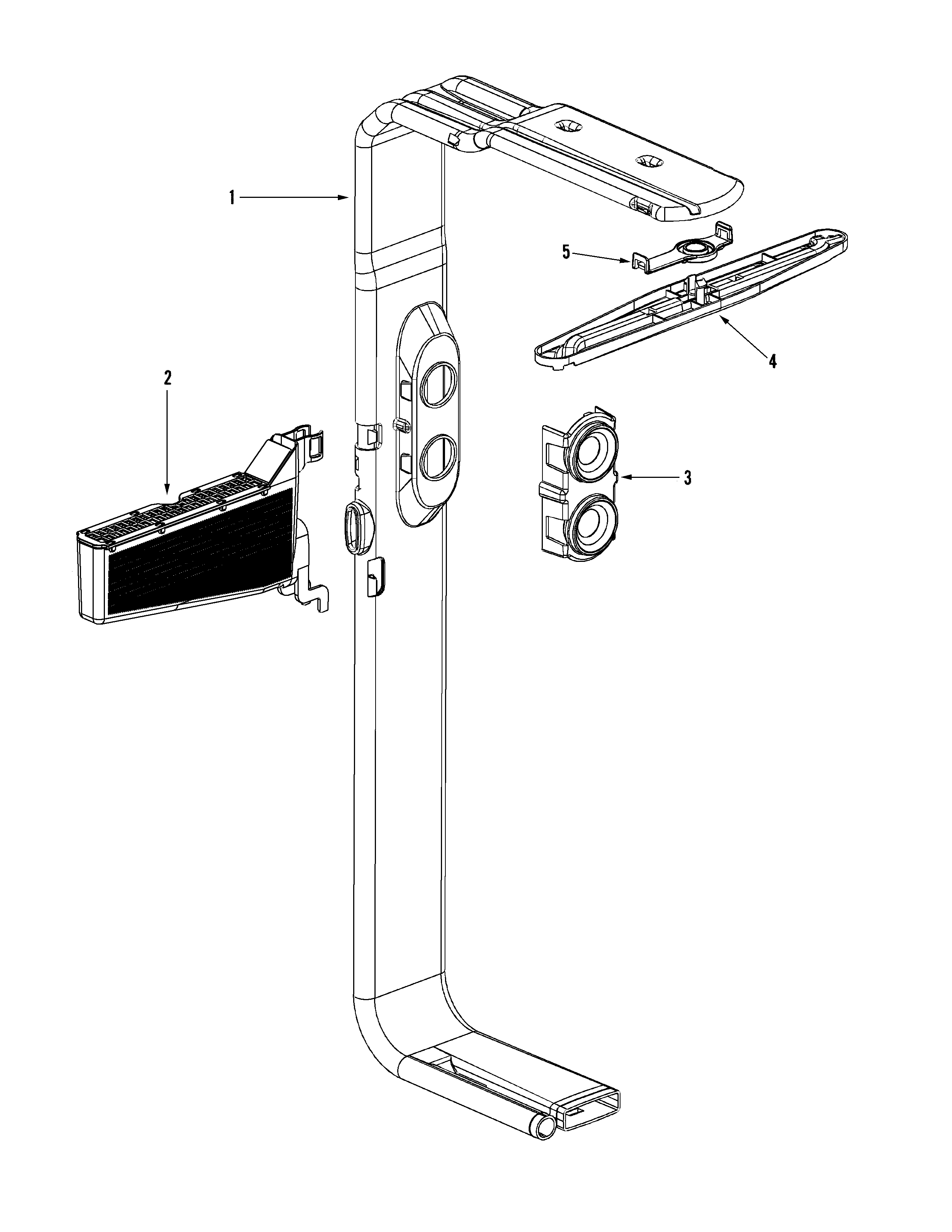 Jenn-Air JDB1250AWP water distribution assembly diagram