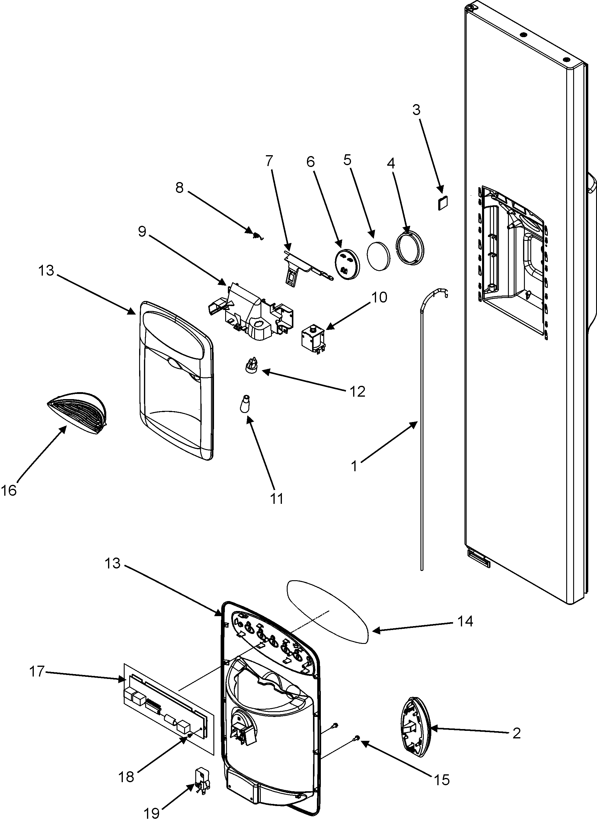 Maytag GS2325GEKW fountain diagram