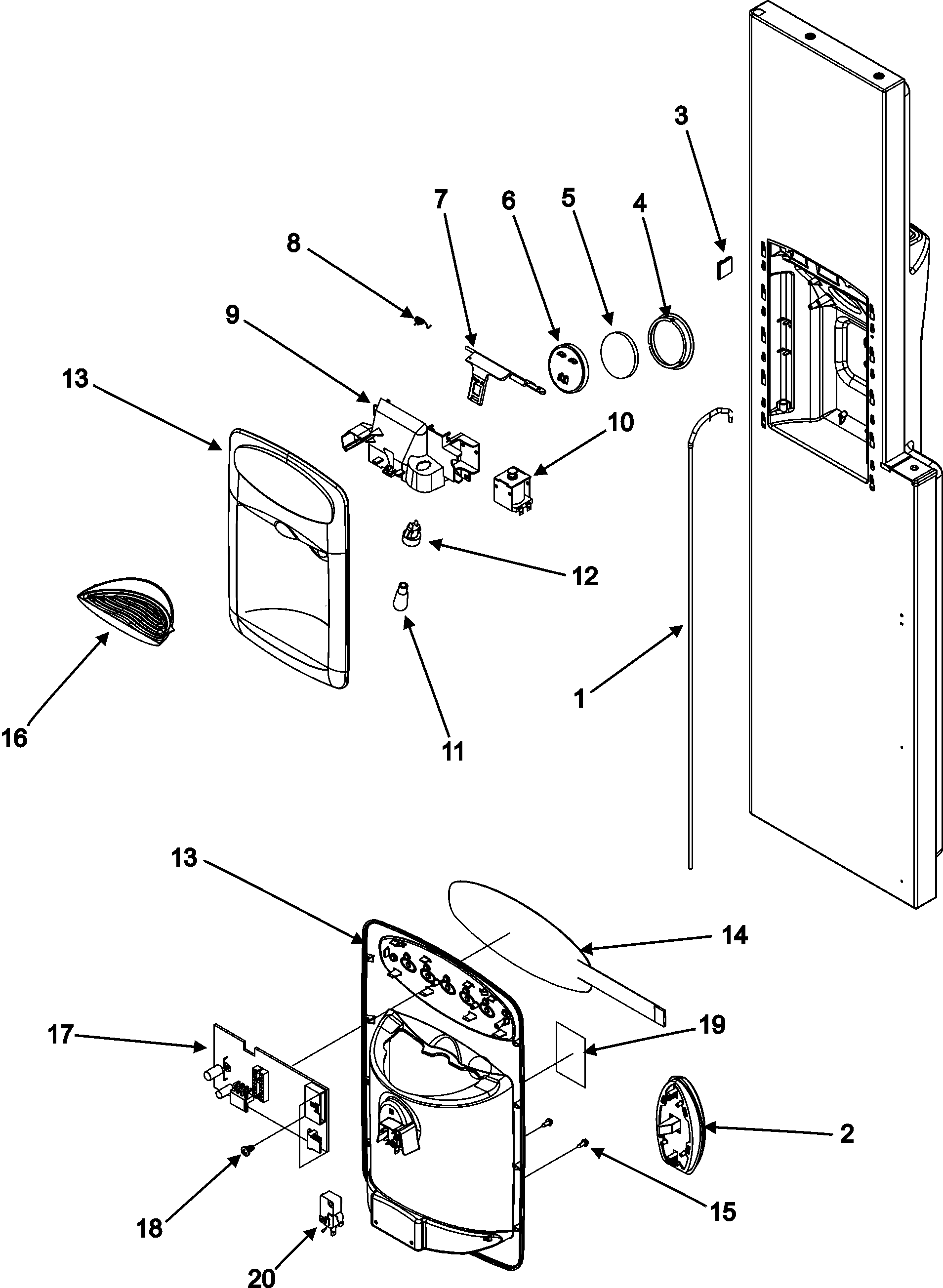 Maytag MZD2669KEQ fountain diagram