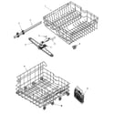 Amana ADB1500AWS track & rack assembly diagram