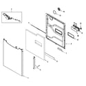 Maytag MDBS561AWW door diagram
