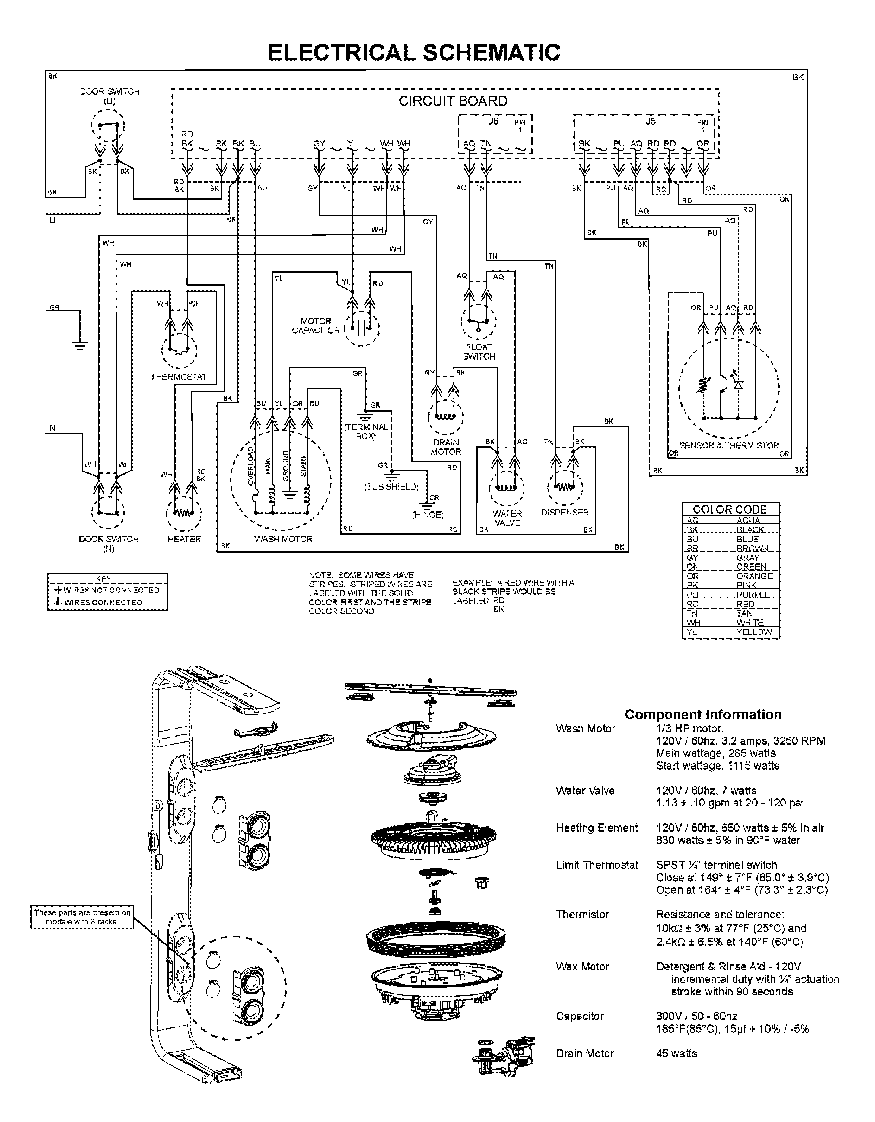 Maytag MDB8951AWS10 wiring information diagram