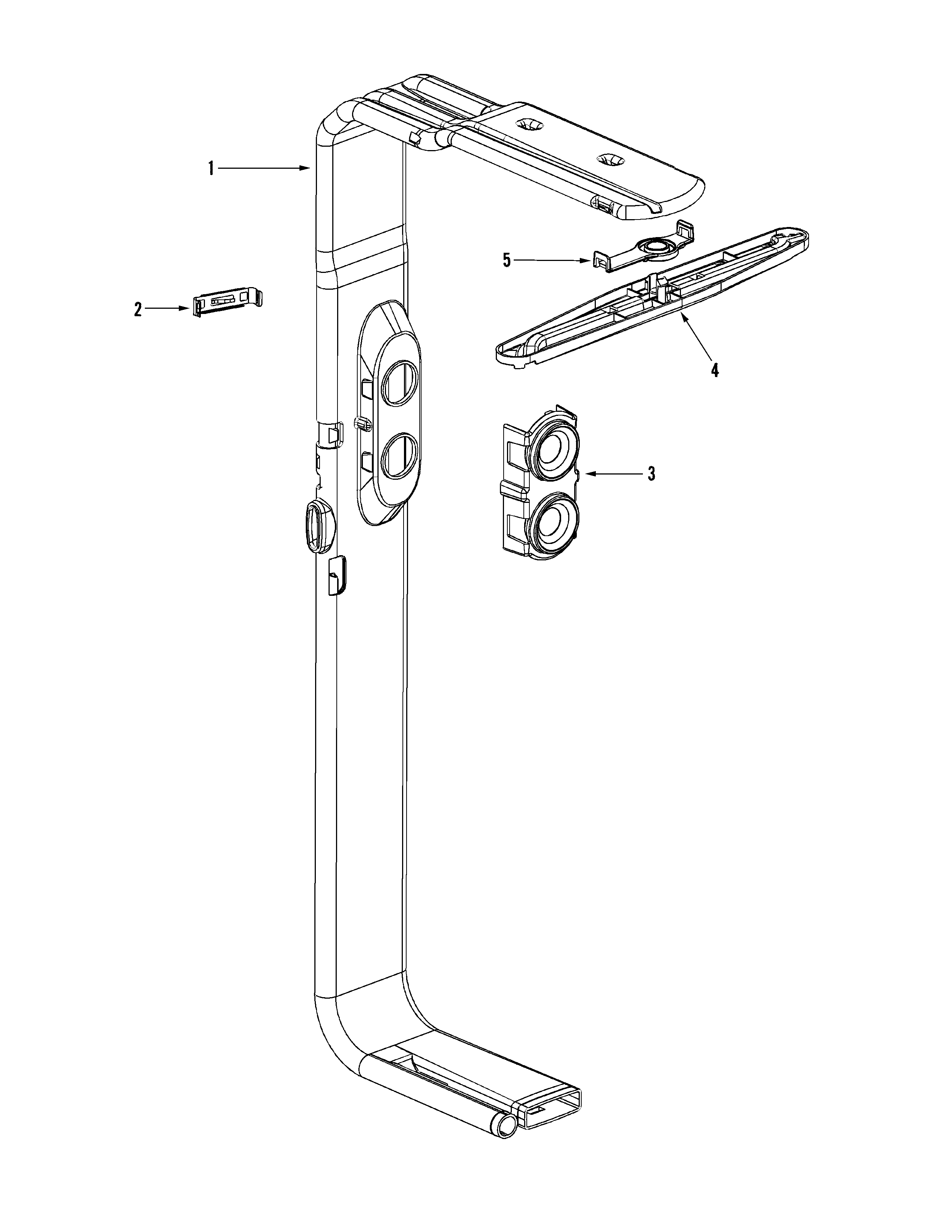 Maytag MDC4650AWW water distribution assembly diagram