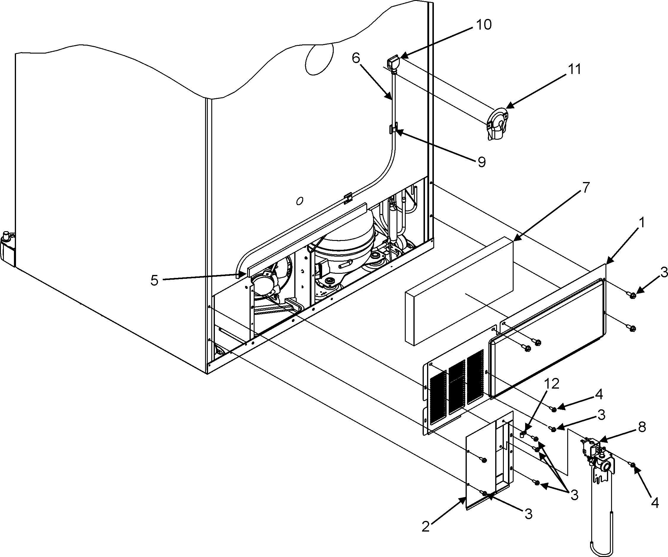 Maytag MFF2557KES cabinet back diagram