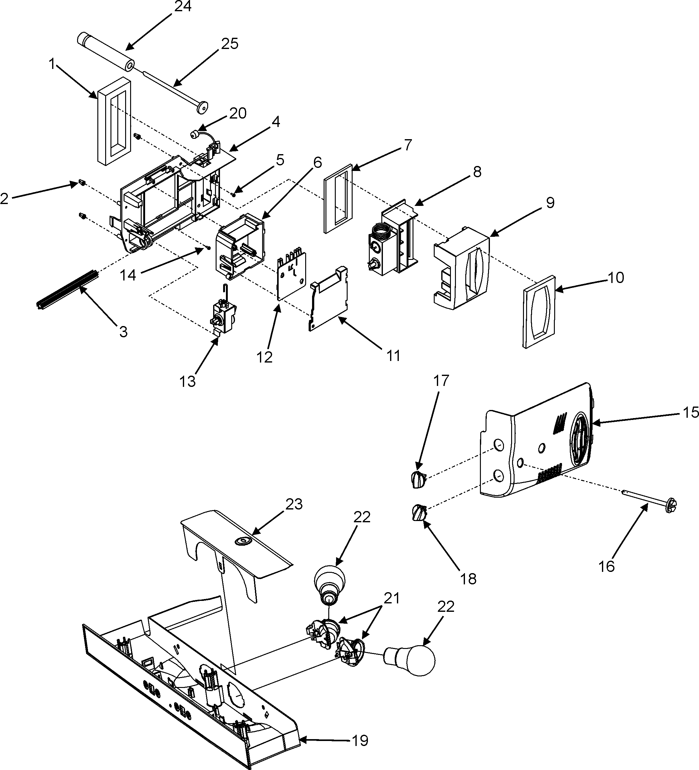 Maytag MSD2650KES controls diagram