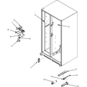 Maytag MSD2650KEU evap fan/crisp light/water filter diagram