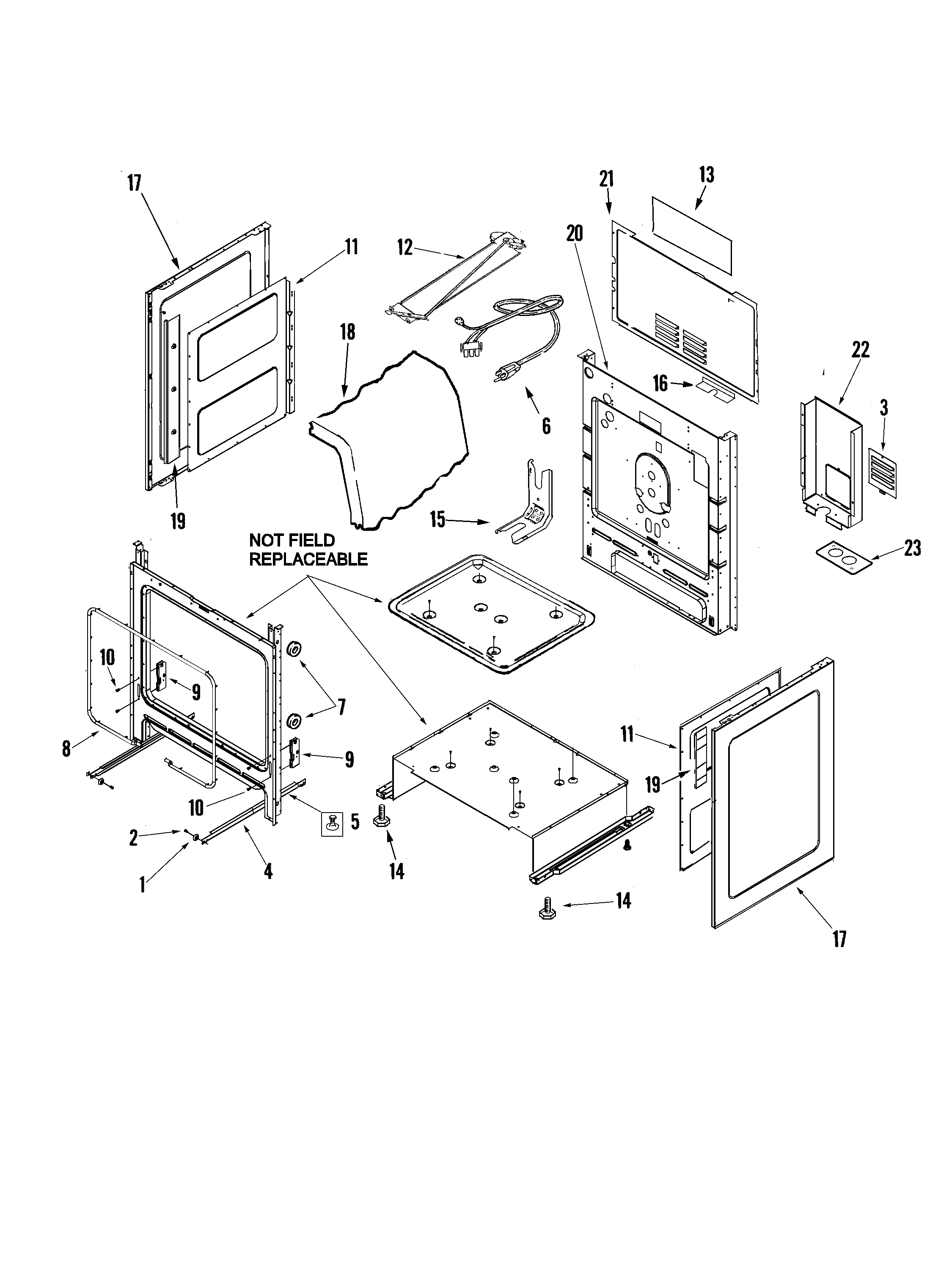 Jenn-Air JGR8775RDB cabinet diagram