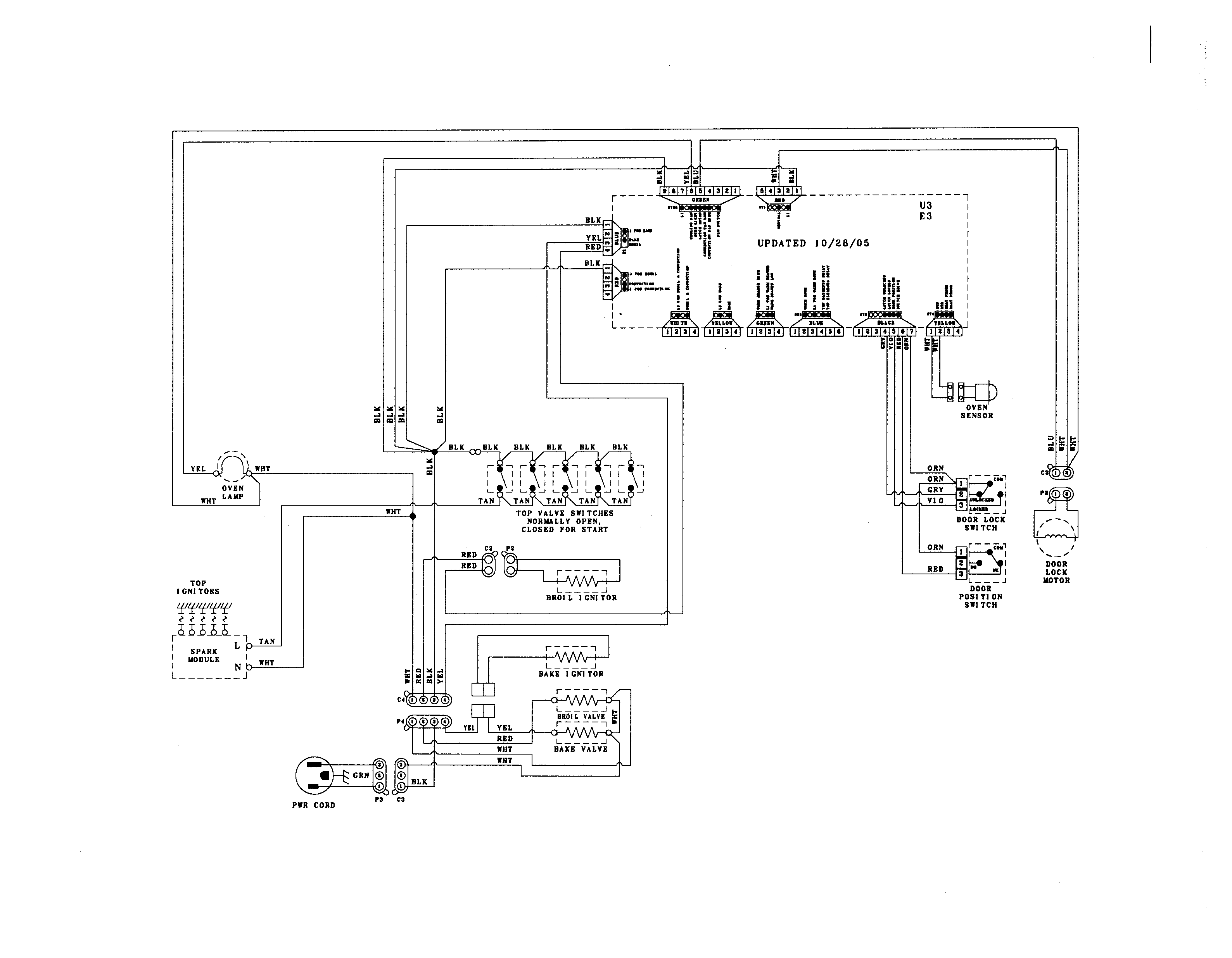 Jenn-Air JGR8775RDB wiring information diagram