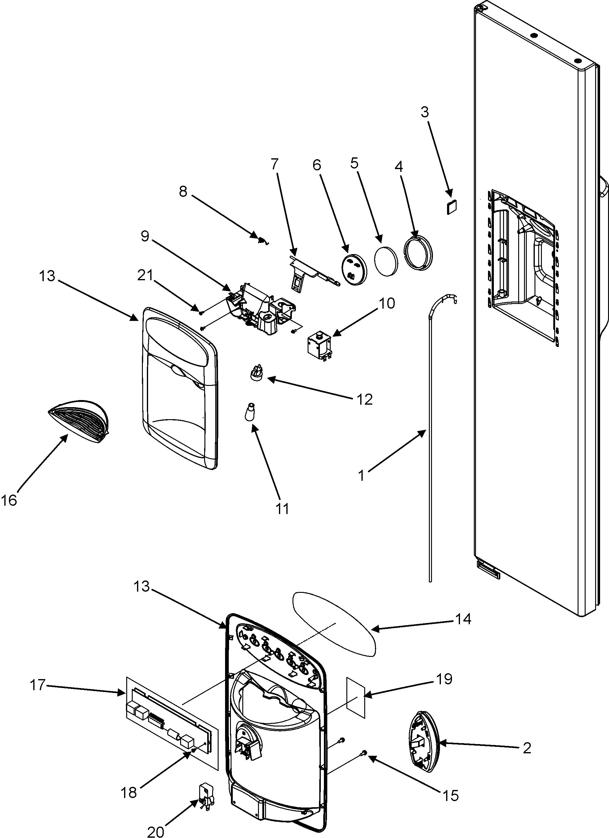 Maytag MSD2641KES fountain diagram
