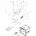 Amana AFD2535DEB cabinet back diagram