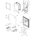 Amana ABC2037DES refrigerator door diagram