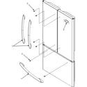 Maytag MFI2568AEQ handles (mfi2568aeb/q/w) diagram