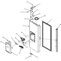 Maytag MFI2568AEQ left refrigerator door (ice & water) diagram