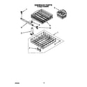 Whirlpool TUD3000W2 dishrack diagram