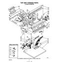 KitchenAid KGYE800TWH0 top console diagram