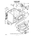 KitchenAid KGYE800TWH0 cabinet diagram