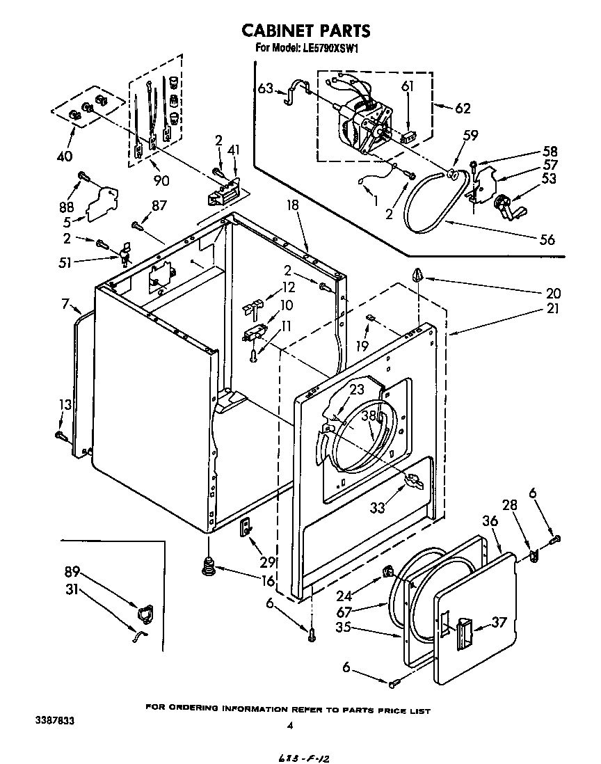Whirlpool LE5790XSW1 null diagram