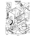 Whirlpool LG6601XSW0 cabinet diagram