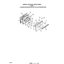 Roper F4458W0 oven door diagram