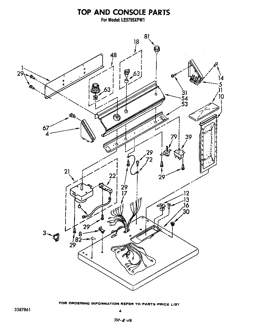 Whirlpool LE5795XPW1 null diagram