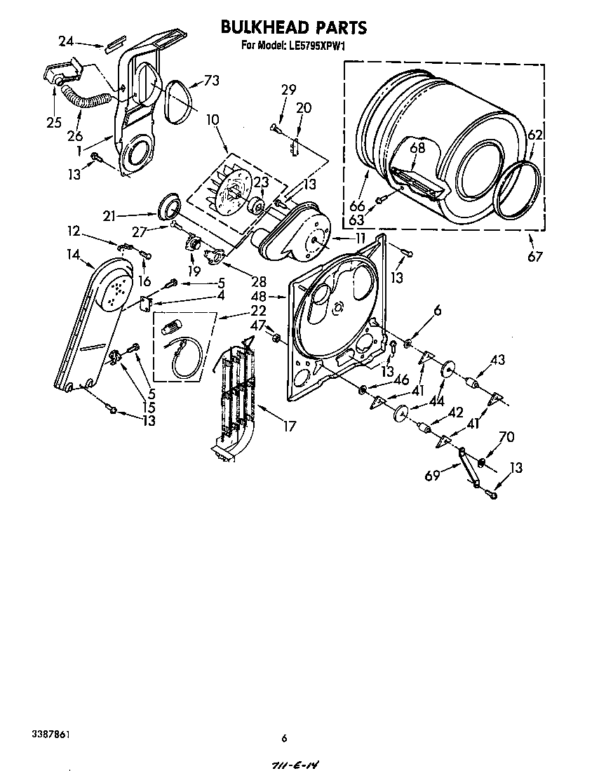 Whirlpool LE5795XPW1 null diagram
