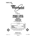 Whirlpool LT5004XSW3 front cover diagram