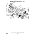 Whirlpool LT5004XSW3 washer/dryer control panel diagram